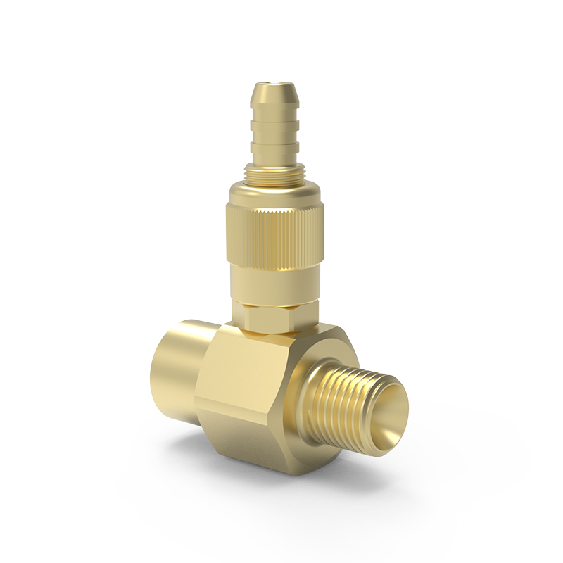 黄铜下游调节化学注射器